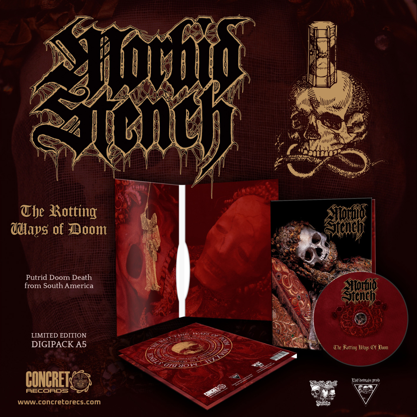 Morbid Stench - The Rotting Ways Of Doom (A5)